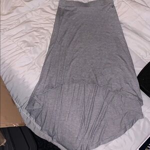 Hi-low grey M skirt